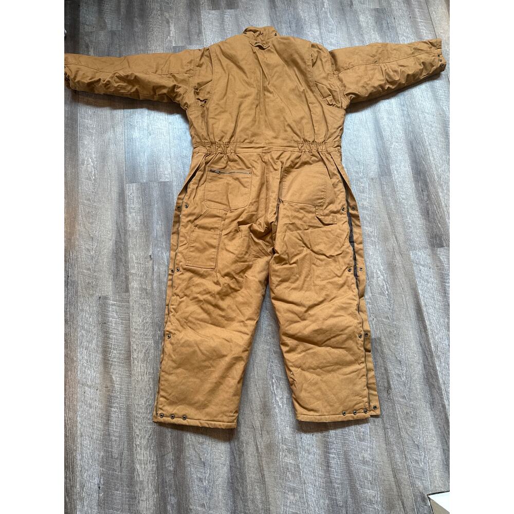 Rocky XX Large Short Insulated Coveralls Brown Duck - Picture 3 of 6